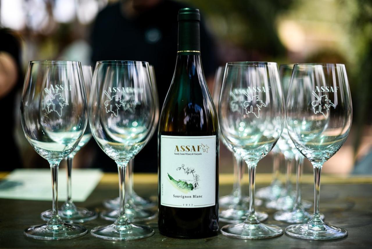 Assaf Boutique Winery & Cabins Kidmat Tsvi Eksteriør bilde